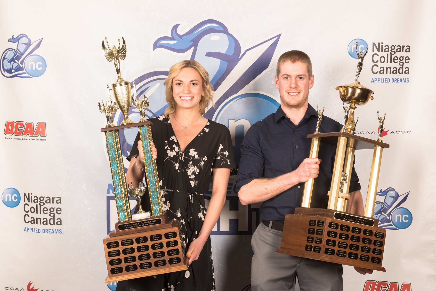 Dixon and Koslowski named Niagara Knights Athletes of the Year