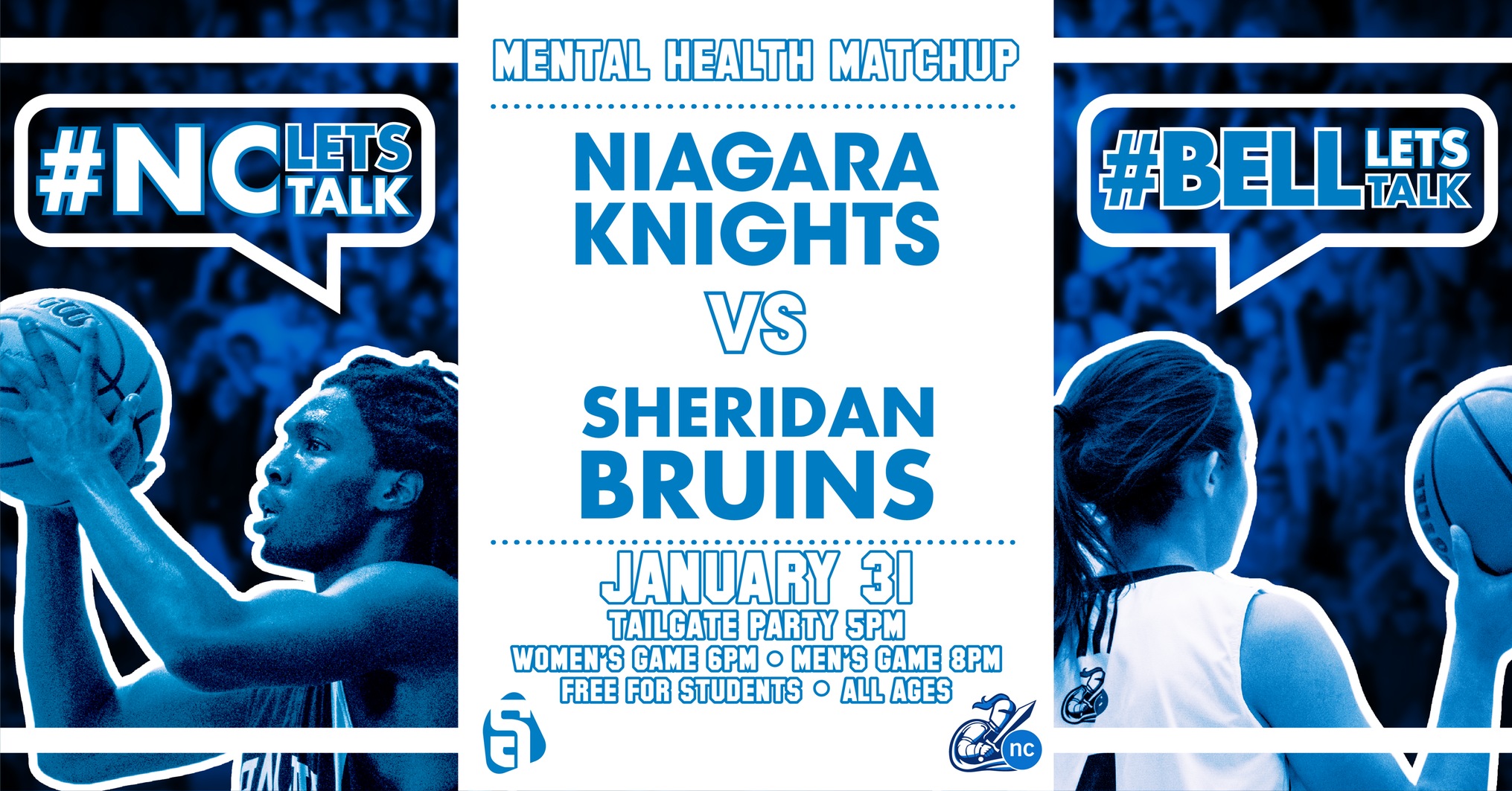NEWS: SAC and Niagara Knights team up for #NCTalks for #BellLetsTalk Mental Health Match-up