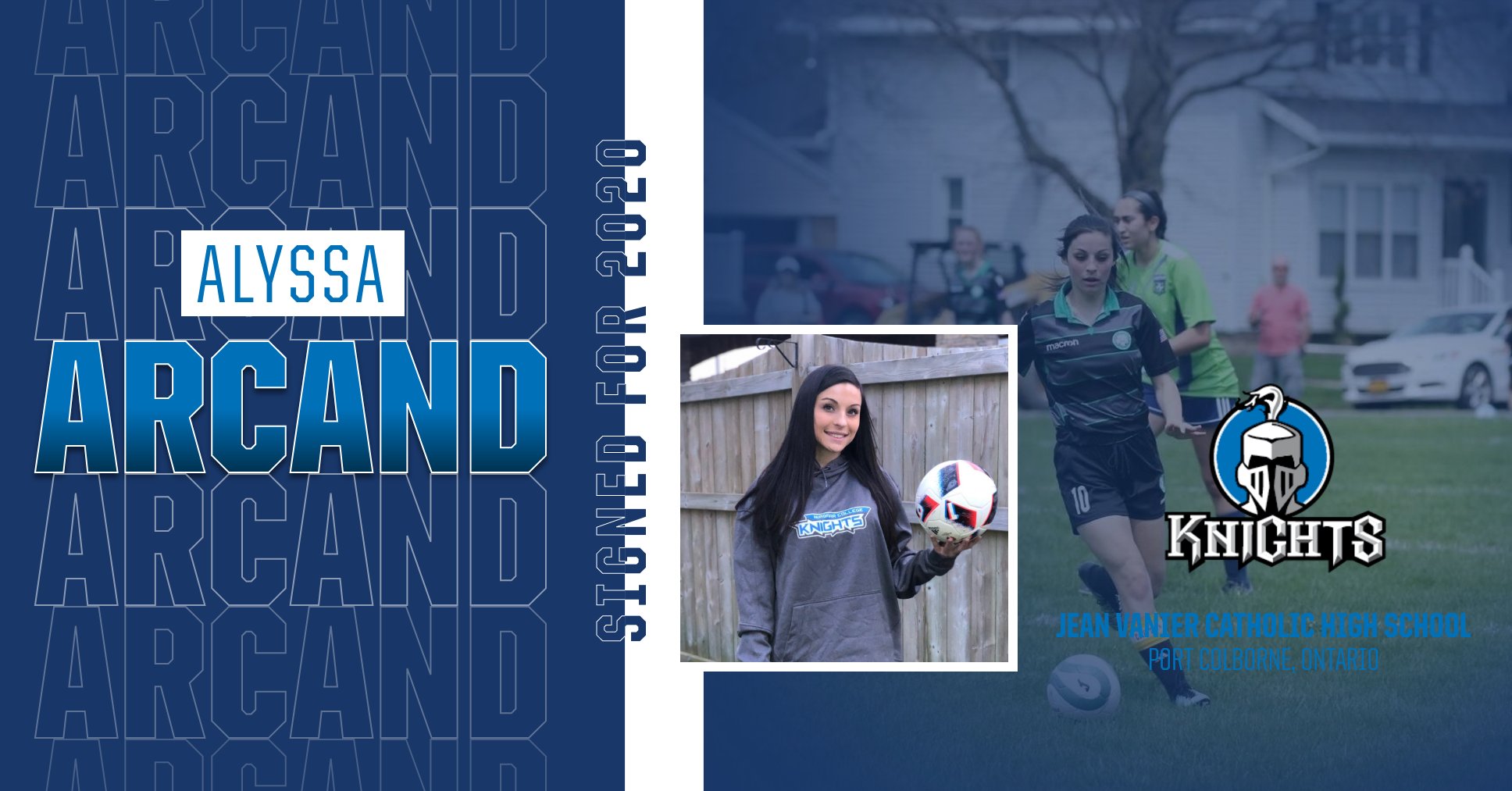 Women's Soccer Adds Another Local Recruit to Roster for 2020 in Alyssa Arcand