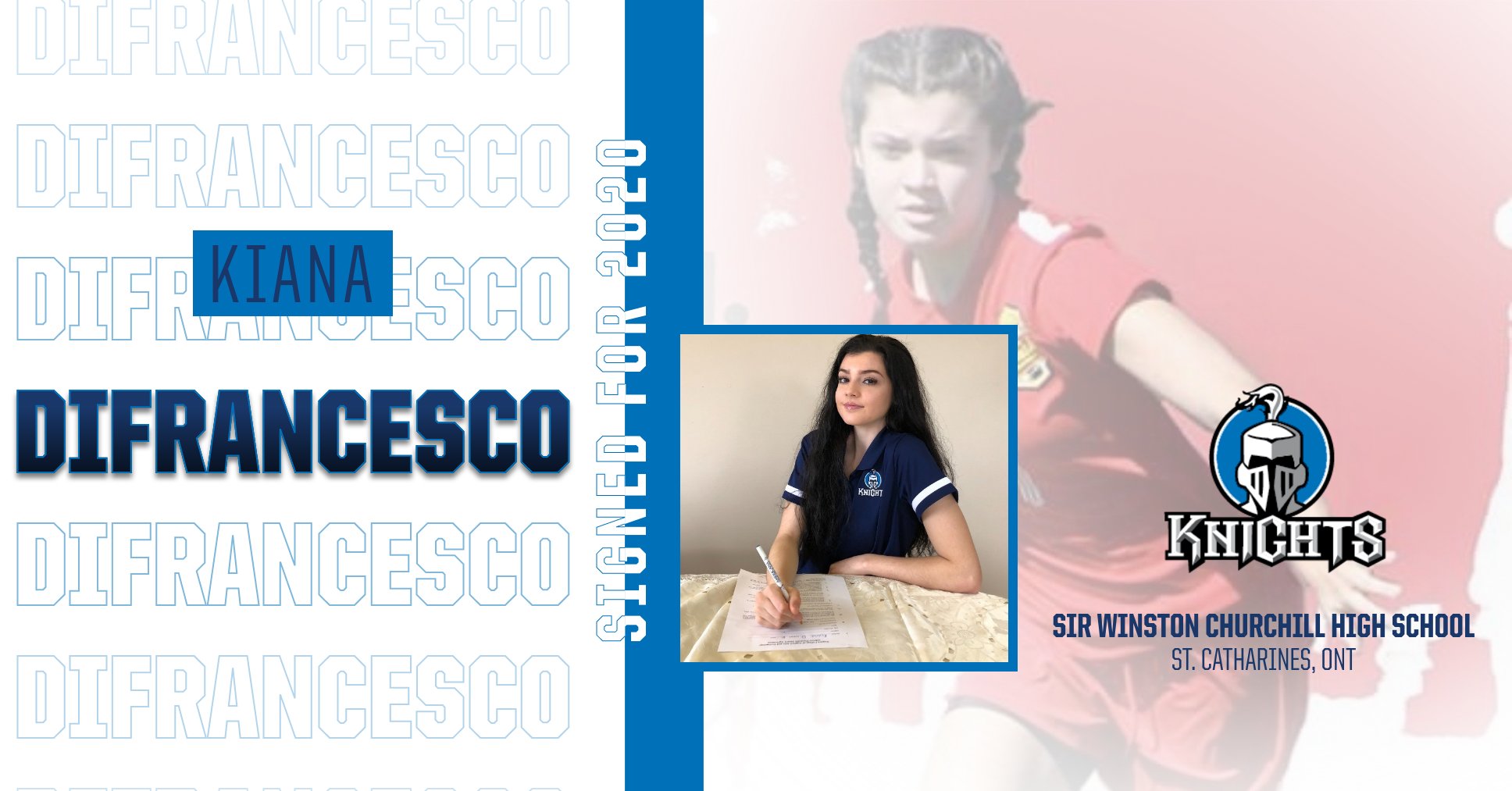 DiFrancesco Signs with NC Women's Soccer Program for 2020