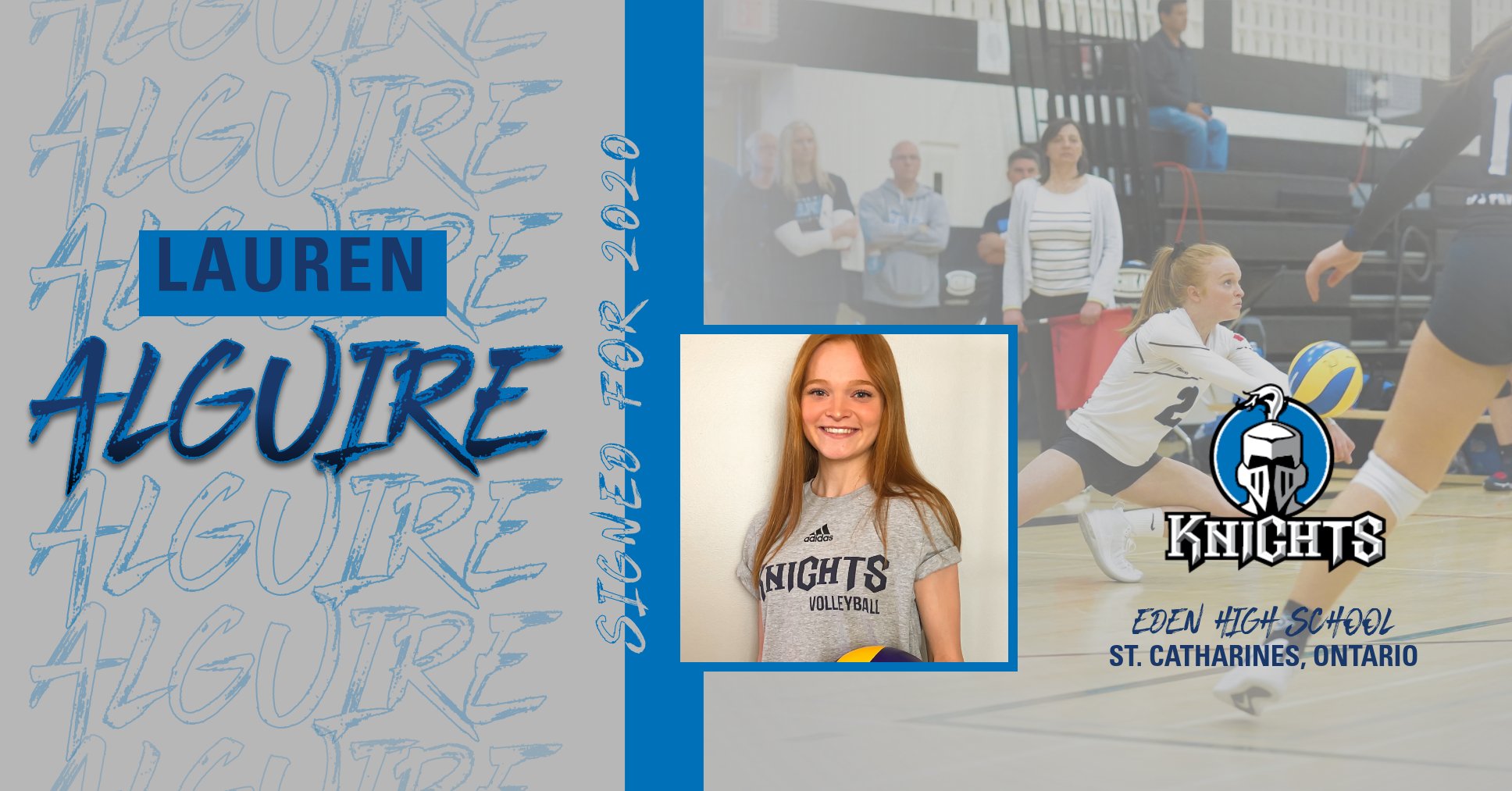 Knights Women's Volleyball Signs First Recruit for the 2020 Season With Local Eden HS Grad