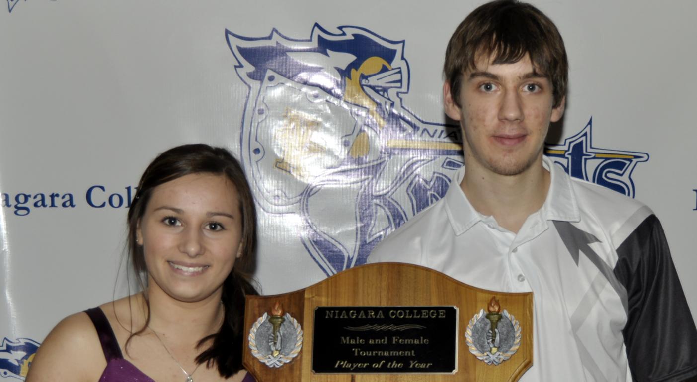 Brandon Halchuk and Melissa Borowski Win Tournament Sport Player of the Year Awards