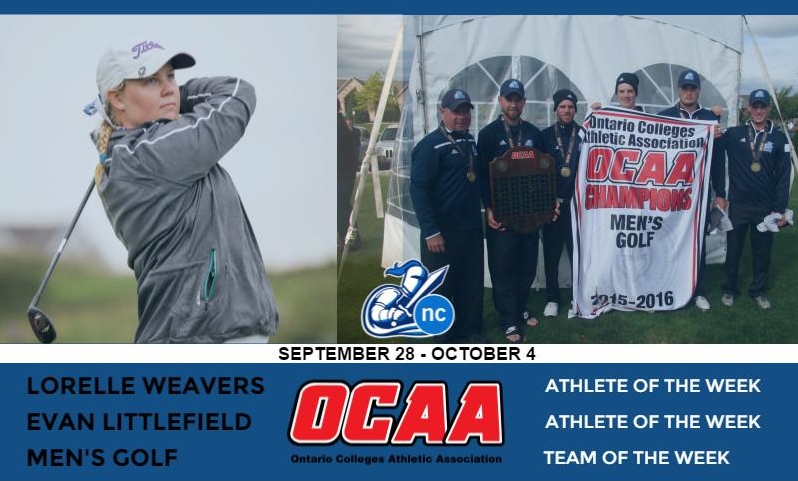 Weavers, Littlefield and the Men's Golf grab OCAA honours