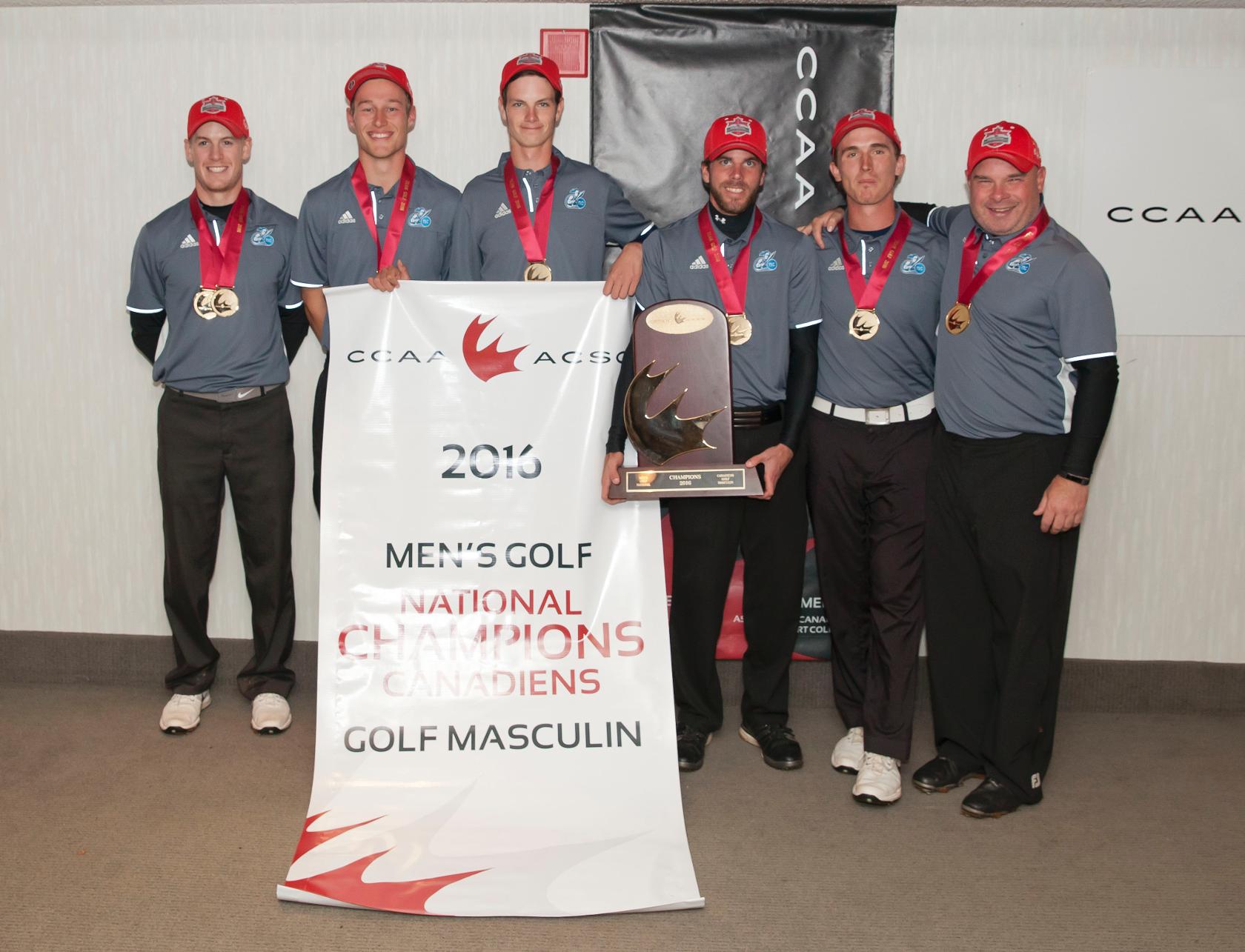 Knights, Dixon win double gold at 2016 CCAA PING National Golf Championship