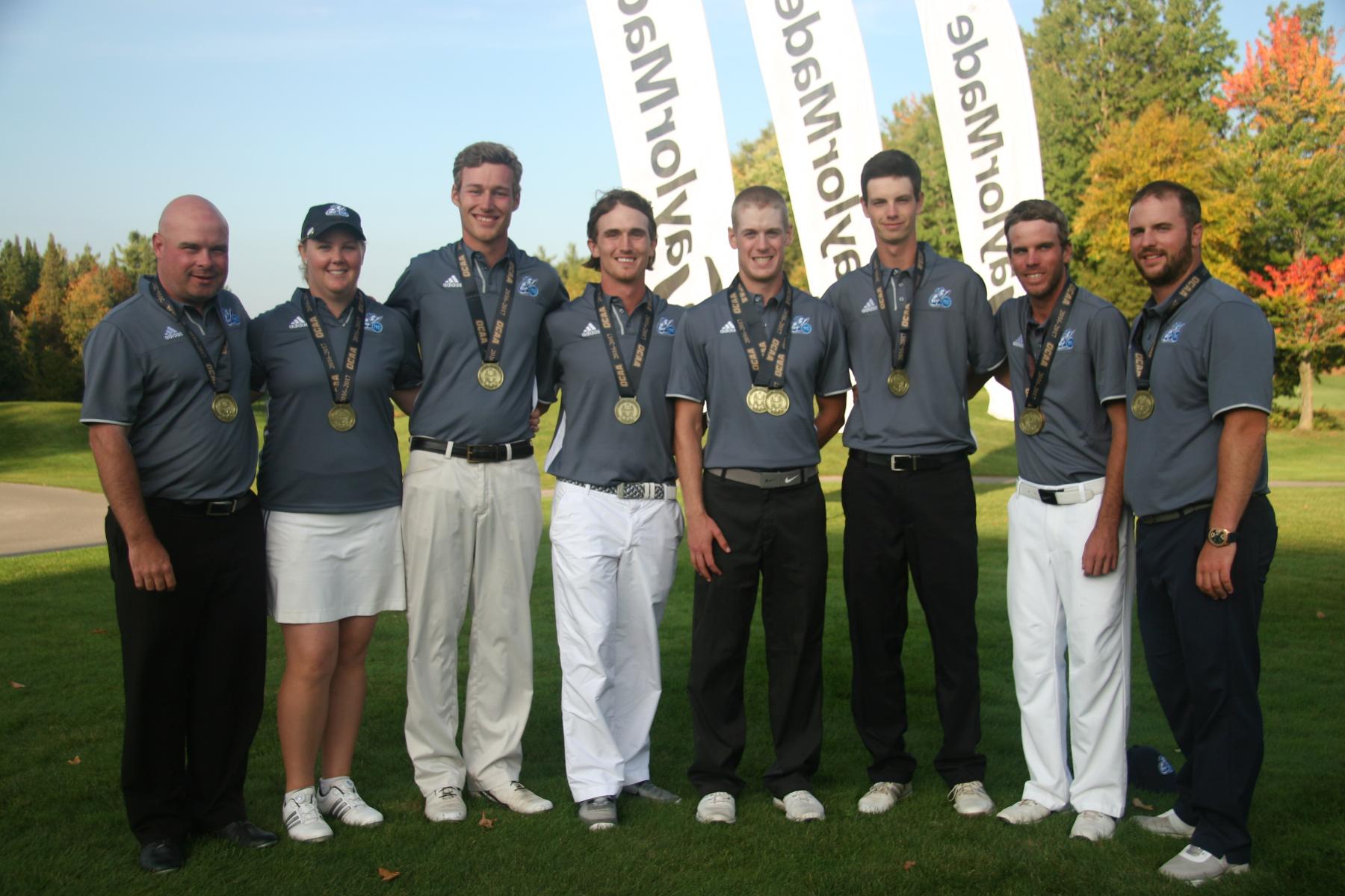 GOLDEN! Knights capture four medals, including three gold, at 2016 OCAA Golf Championship