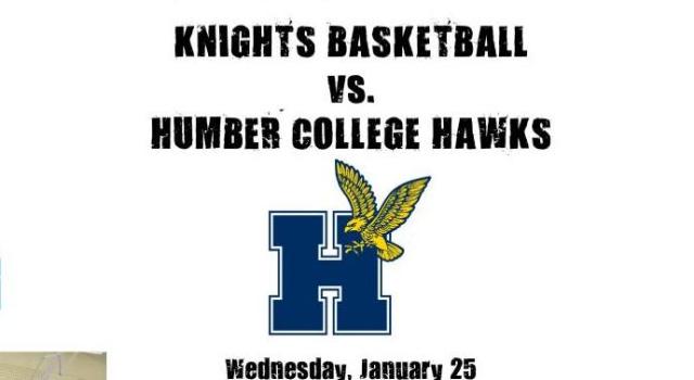 Knights Men’s Basketball Team To Battle Hawks For First Place