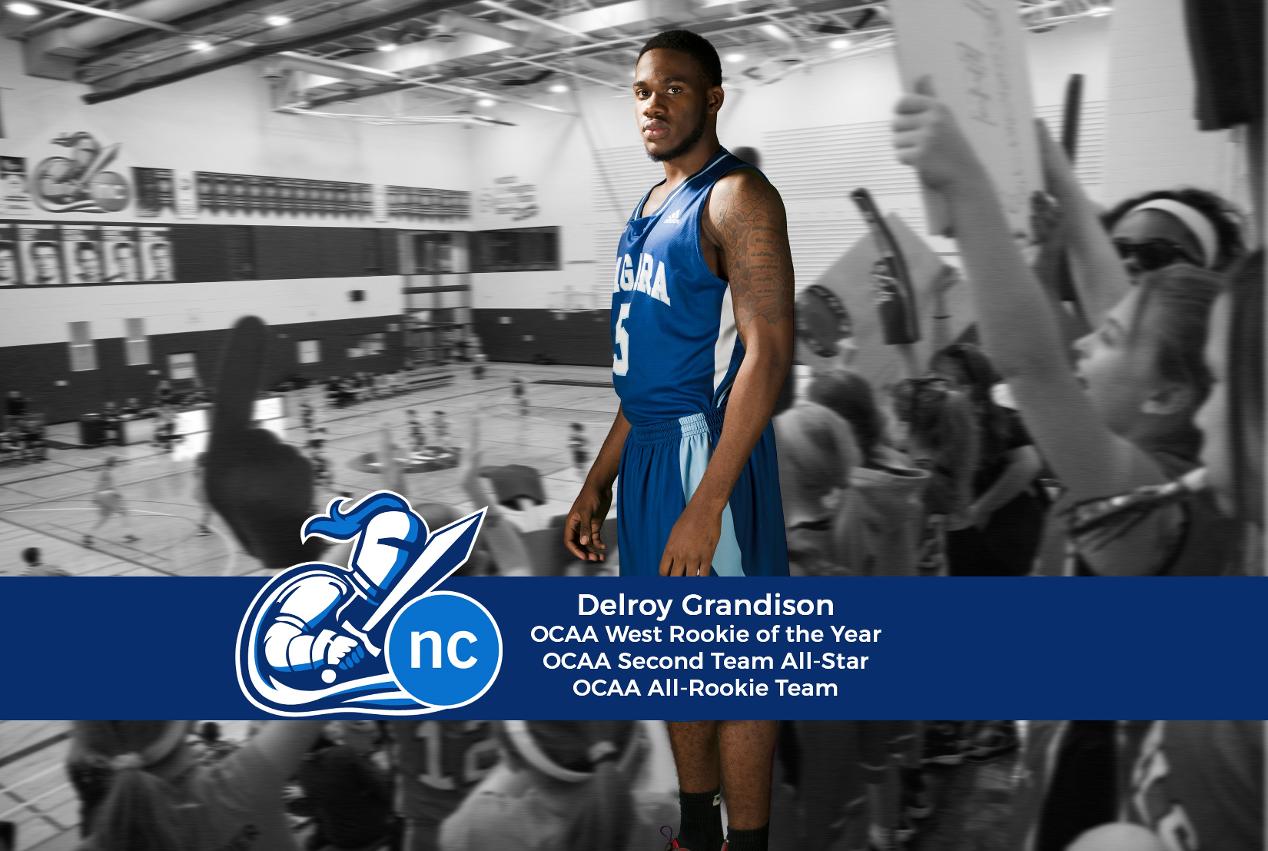 Delroy Grandison Named OCAA West Division Rookie of the Year