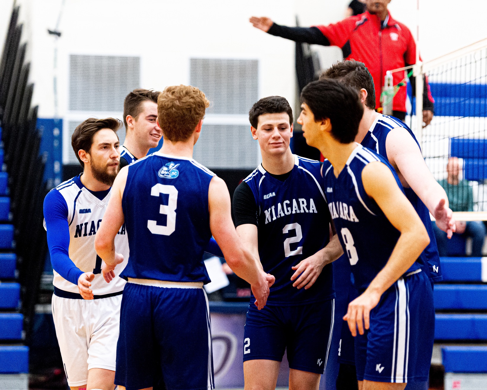 Knights Men’s Volleyball Victorious over St. Clair Saints