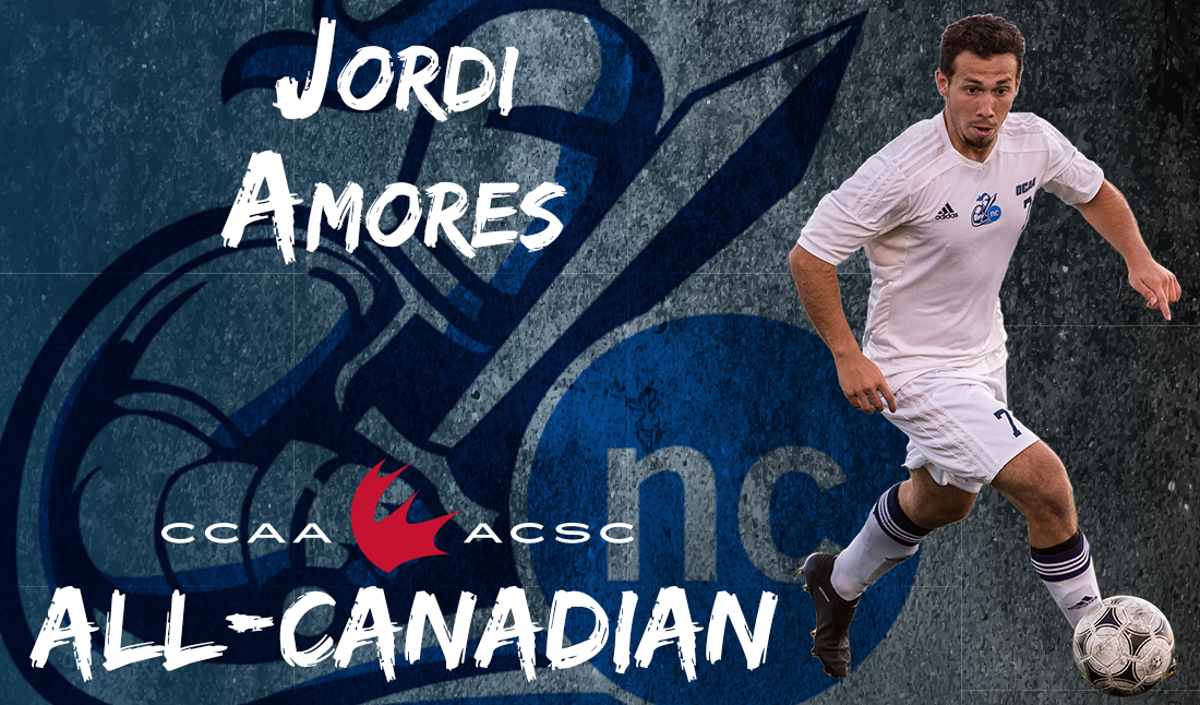 NEWS: Jordi Amores first Knights soccer player to be named CCAA All-Canadian