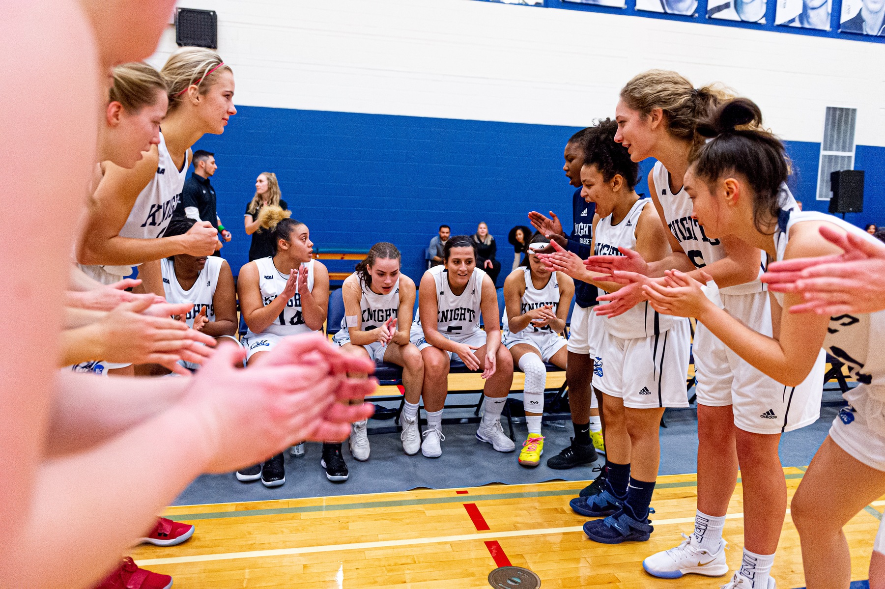Knights Women Record First Win this Season in 79-76 Win over Redeemer Royals