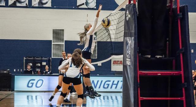Women's Volleyball Fall to Humber