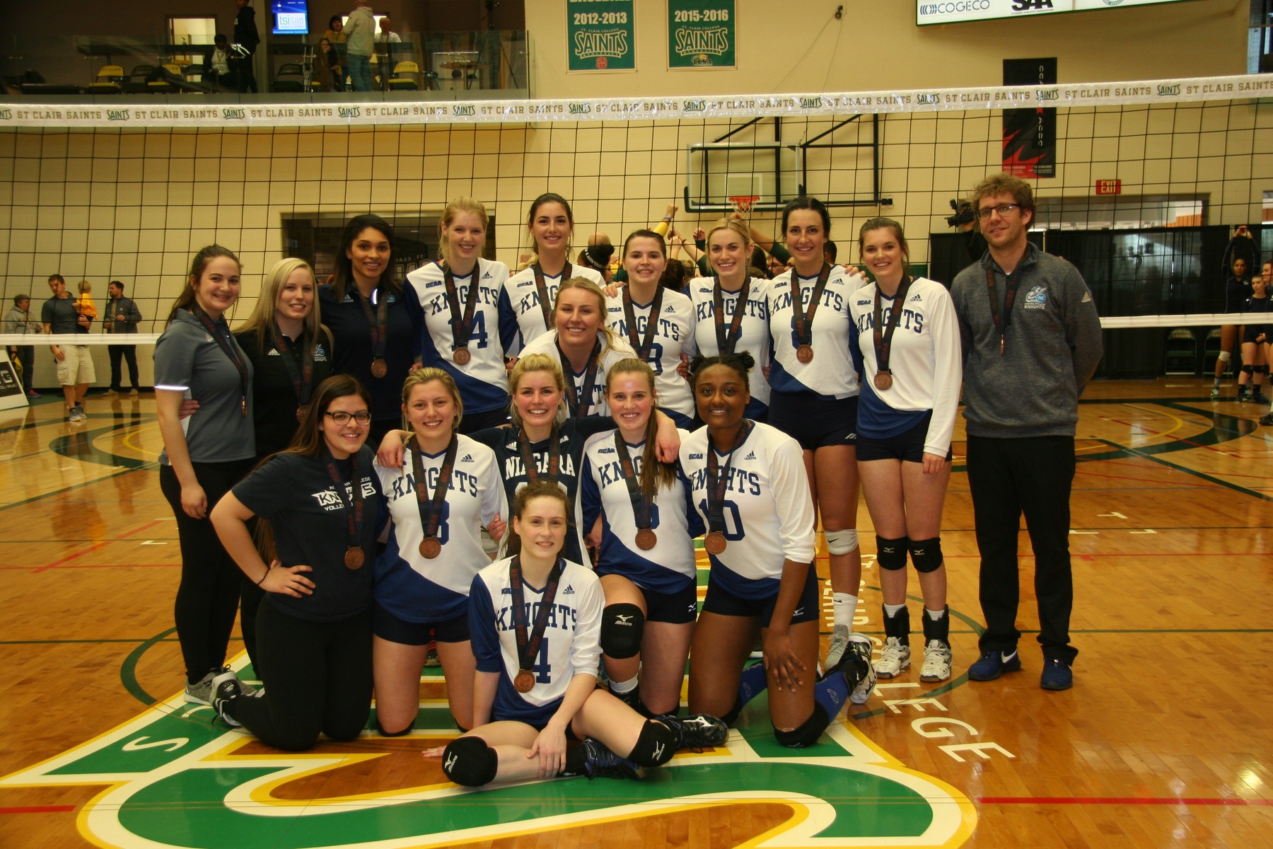 RECAP: Knights women's volleyball win OCAA Bronze