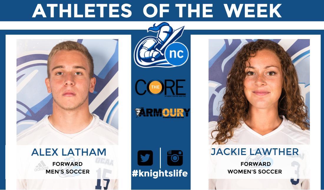 Jackie Lawther and Alex Latham named athletes of the week