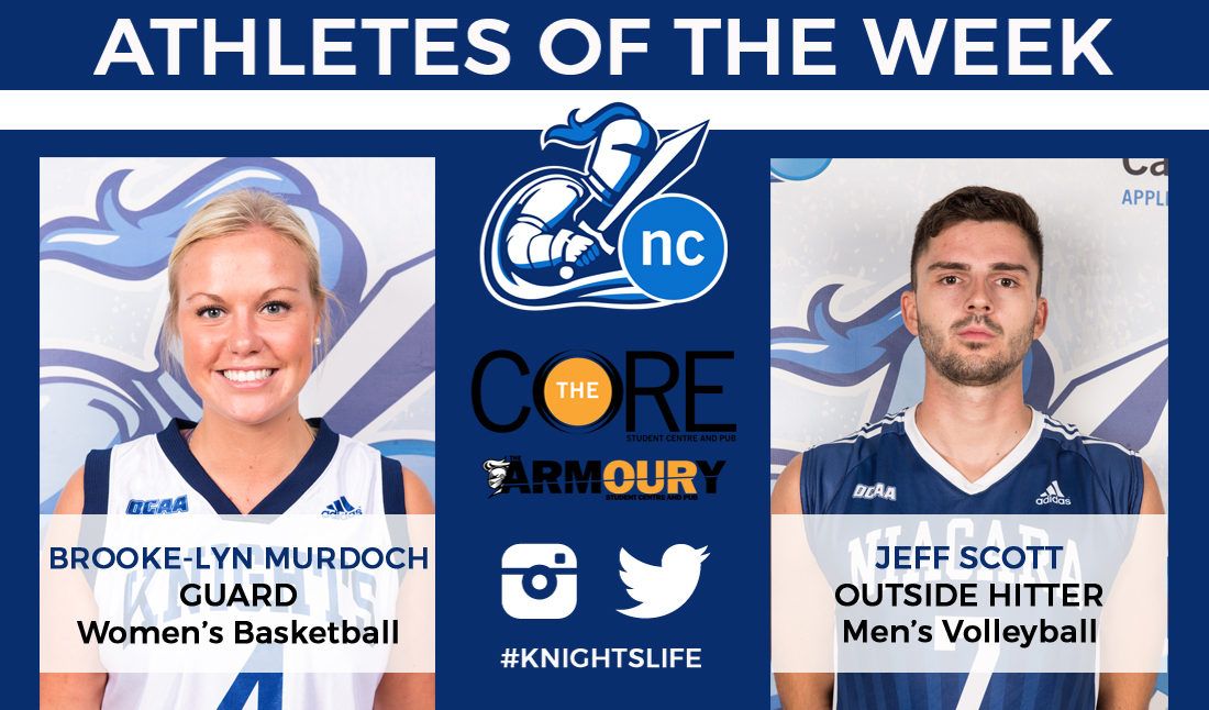 Murdoch and Scott named athletes of the week
