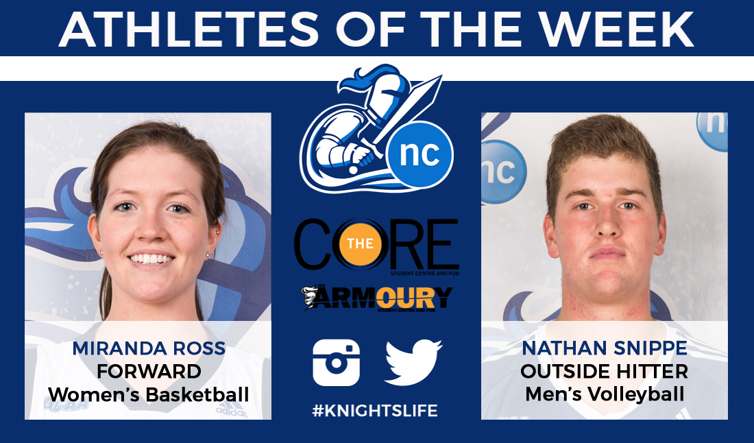 Ross and Snippe named athletes of the week