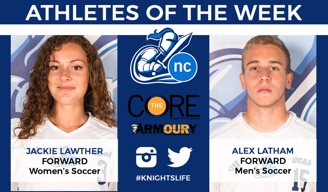 Jackie Lawther and Alex Latham Named Athletes of the Week