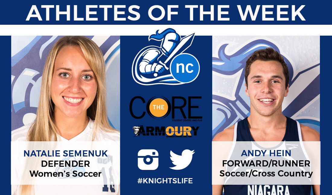 Andy Hein and Natalie Semenuk named athletes of the week