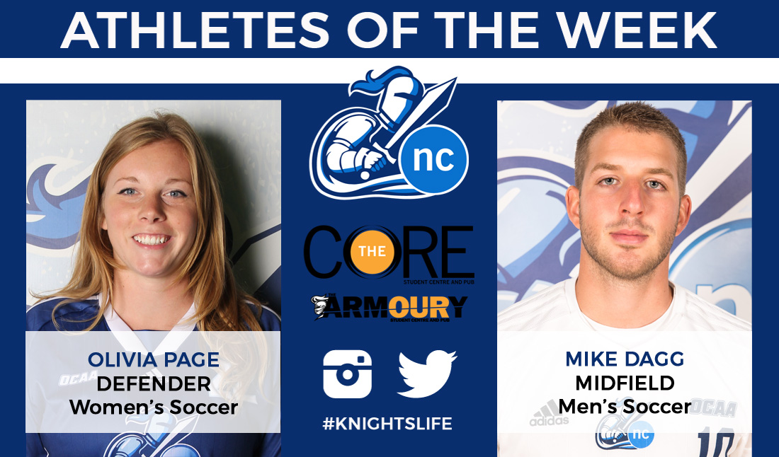 Olivia Page and Mike Dagg named athletes of the week