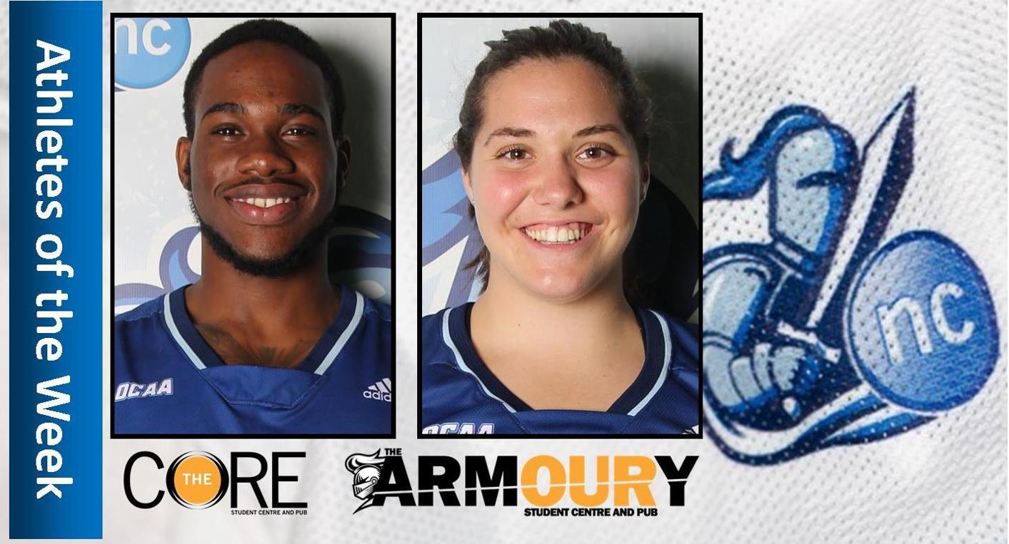 Delroy Grandison and Courtney McPherson Named SAC Athletes of the Week