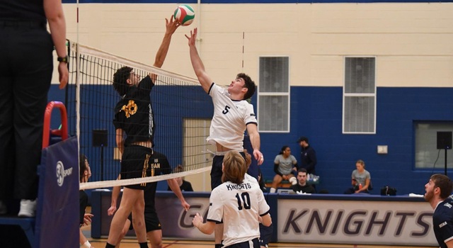Men’s Volleyball Fall Short Against the Cambrian Golden Shield